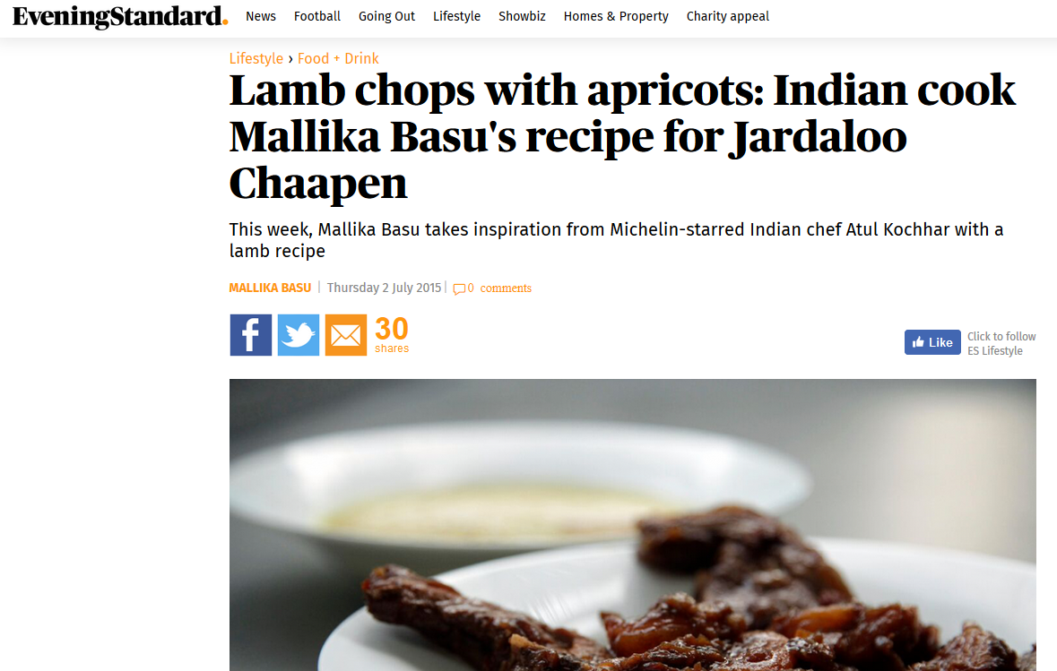 Evening Standard 2015